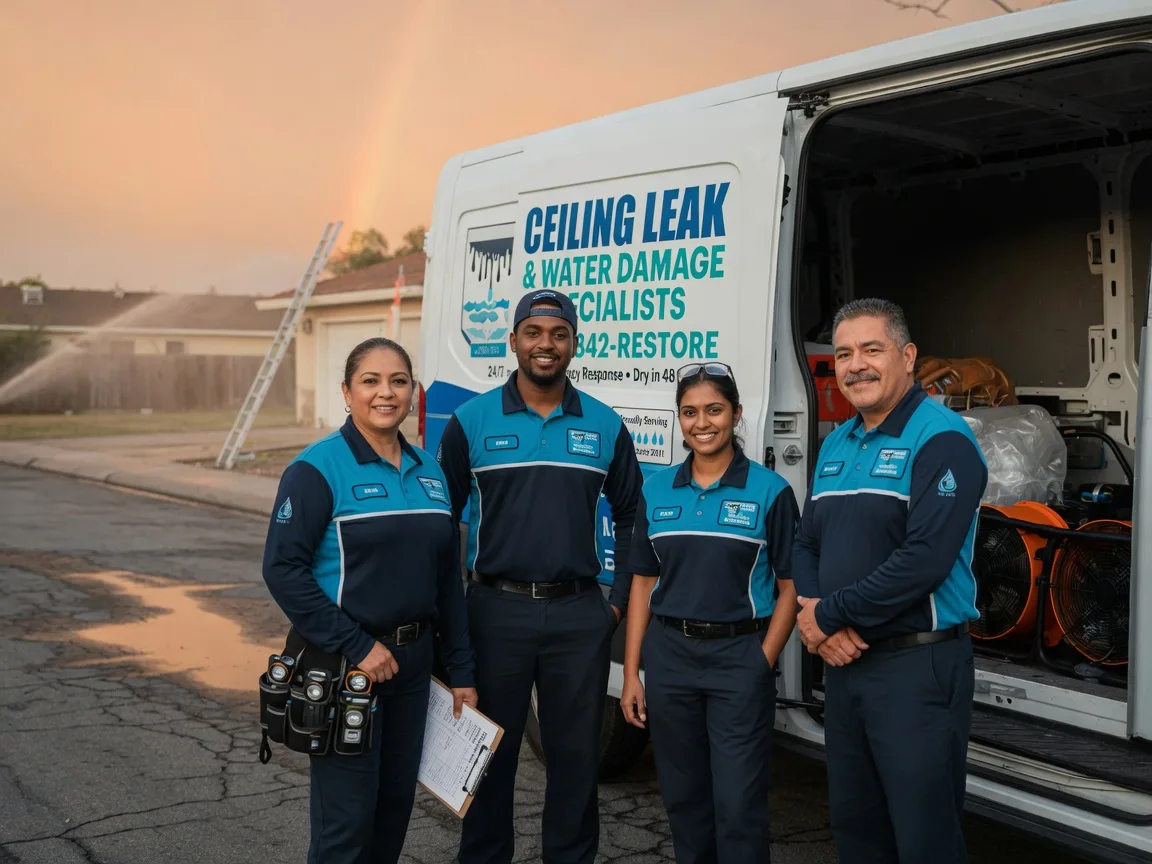 Ceiling Leak Cleanup company in Loving, TX